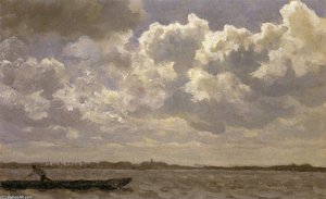 The Zuiderzee In Stormy Weather — Willem Bastiaan Tholen