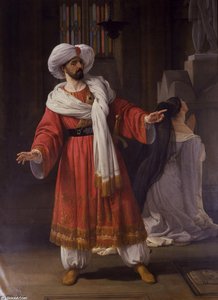 Giovanni David Sulla Scena De Gli Arabi Nelle Gallie'''' — Francesco Hayez