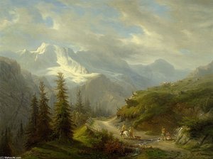 View From Murren To The Ebnefluh — Francois Diday