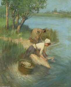 On The Loing — John Duncan Fergusson