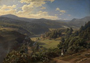 Geroldsau Valley Near Baden-baden — Johann Wilhelm Schirmer