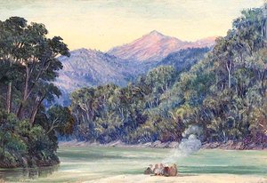 Meeting Of The Rivers Near Darjeeling — Marianne North