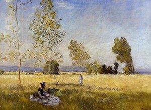Wiese Bei Bezons — Claude Monet