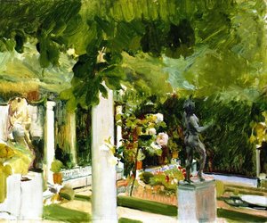 Garden Of The Sorolla House — Joaquín Sorolla Y Bastida, Late Impressionism