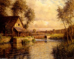 Old Mill In Normandy — Louis Aston Knight