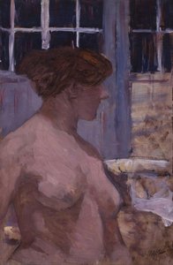 Woman in a Bathroom