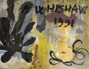 Painting with Lead Pellet (verso)