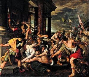 Delilah’s Betrayal And Samson’s Imprisonment By The Philistines — Joos Van Winghe, Flemish Renaissance