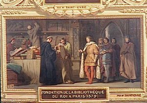 FONDATION DE LA BIBLIOTHEQUE DU ROI A PARIS.1379