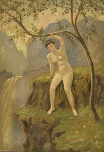 Nude In Landscape — Louis Michel Eilshemius, Romanticism