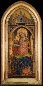 Madonna And Child — Lorenzo Veneziano, Venetian Renaissance