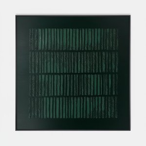 Monolithische Rhythmen In Smaragd Und Obsidian: Eine Meditative Studie Antiker Texturen — David Moreau, Gips- Und Texturkunst