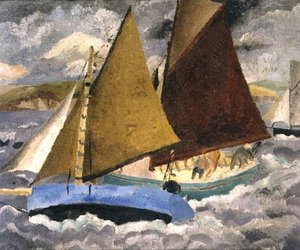 Yacht Race At Portscato, Cornwall — Christopher Wood
