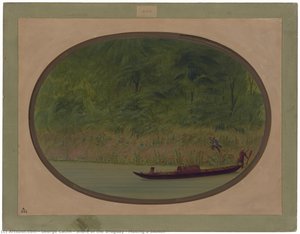 Shore Of The Uruguay - Making A Sketch — George Catlin