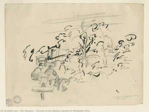 Terrace Of The Botanic Garden In Mechelen 1912 — Rik Wouters