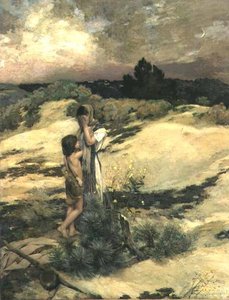Hagar And Ishmael - — Jean Charles Cazin