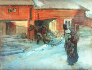 A Farmstead — Carl Larsson