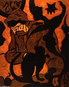 Witch and Cat (also known as Crows)