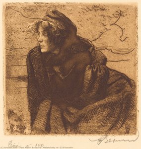 Melancholy (mélancolie) — Paul Albert Besnard