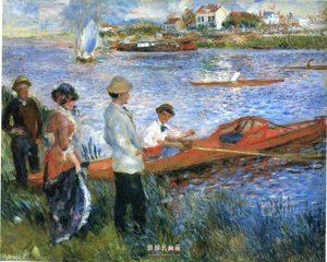 Remeros En Chatou, Galería Nacional — Pierre-auguste Renoir