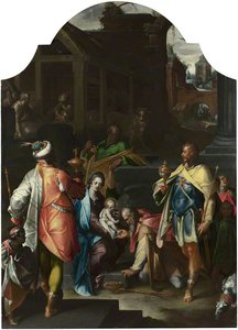 The Adoration Of The Kings — Bartholomeus Spranger