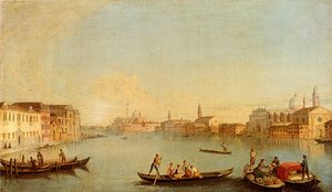 View Of San Giorgio Maggiore Seen From The South, Venice — Johann Richter