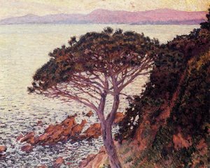 Sunset — Theo Van Rysselberghe, Pointillism