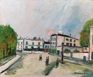 Saint-jean-baptiste Clment Square, Montmartre — Maurice Utrillo