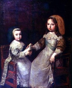 King Louis Xiv - As A Child With Philippe I