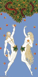 Adam And Eve — Erté