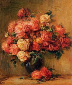 Bouquet Of Roses 1 — Pierre-auguste Renoir, Impressionist Movement