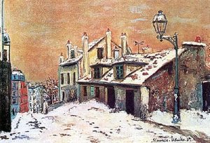 Winter Scene — Maurice Utrillo, Post-impressionism