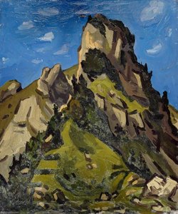 Alpine Mountain Landscape — John Kyffin Williams