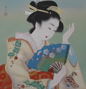 Woman With Fan — Miki Suizan