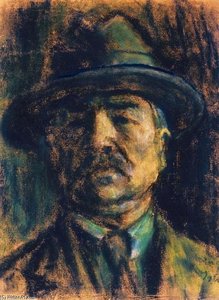 Hatted Self-portrait — István Nagy