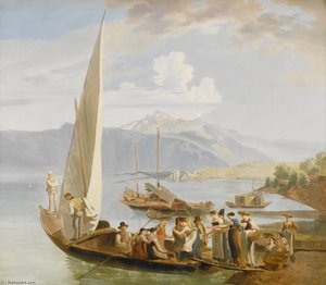 Embarcation of the wedding party
