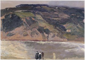 The Breakwater At San Sebastian — Joaquín Sorolla Y Bastida, Realism