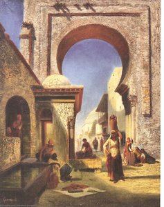 Bazaar Scene — Frederick Goodall