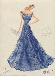 Sketch, Evening Gown — Pedro Pablo Rodriguez