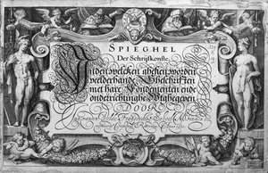 Spieghel Der Schrijfkonste. — Jacob Matham