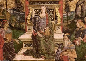 Vatican - The Arithmetic (lower Center View) — Bernardino Di Betto (pintoricchio)