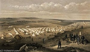 Camp Of The Naval Brigade Before Sebastopol — William Simpson