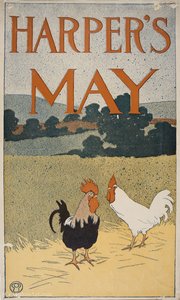 'harper's May', (41 X 24 Cm) (1898) — Edward Penfield