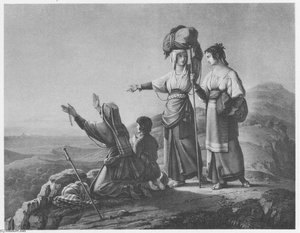 Albanerinnen Nach Rom Pilgernd