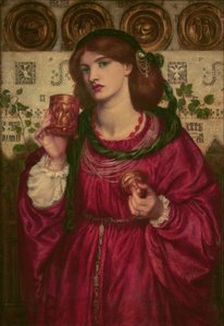 The Loving Cup — Dante Gabriel Rossetti, Pre-raphaelite