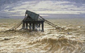 Relic of the Chain Pier, Brighton, East Sussex