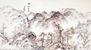 Mountains Dyed Red by Autumn Foliage