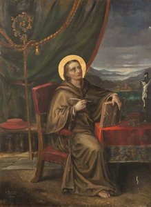 Saint Bonaventure Inspired To Write — Rebecca Dulcibella Orpen