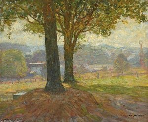 View Of Chadds Ford — N.c. Wyeth