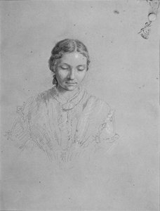 Portrait Of The Artist's Wife — Thomas Cole